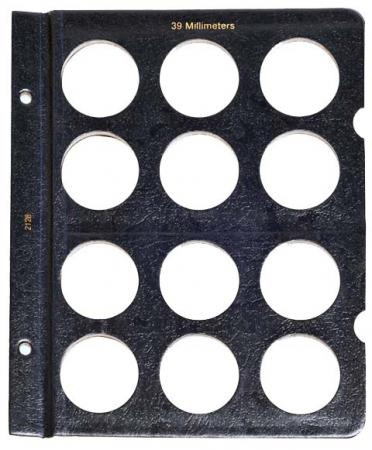 Whitman Album Blank Page - 39mm