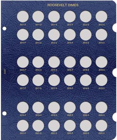Whitman Album Roosevelt Dime Update Page 2011-2022