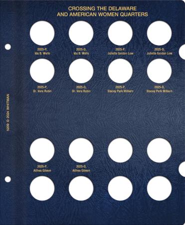 Whitman Album 4949 American Women Quarters Update Page 3: 2025