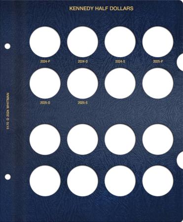 Whitman Album Kennedy Half Dollar Update Page 2024-2025