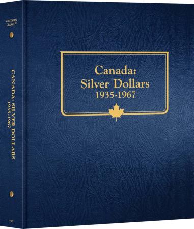 Whitman Classic Coin Album - Canada Silver Dollars: 1935-1967