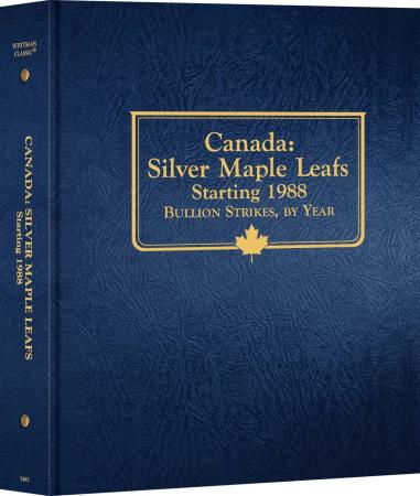 Whitman Classic Coin Album - Canada Silver Maple Leafs: Starting 1988