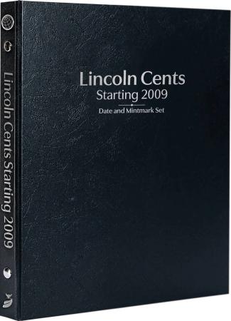 Whitman Prestige Coin Album - Lincoln Cents: Starting 2009 Date & Mintmark Set (Black)