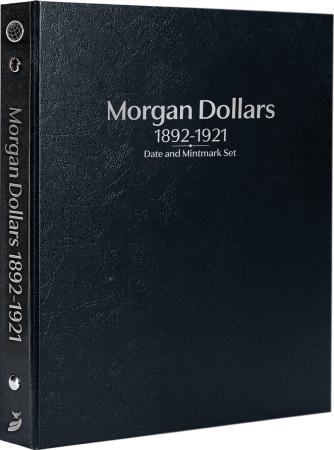 Whitman Prestige Coin Album - Morgan Dollars: 1892-1921 Date & Mintmark Set (Black)