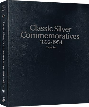 Whitman Prestige Coin Album - U.S. Classic Silver Commemoratives 1893-1954 Type Set (Black)