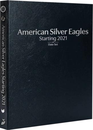 Whitman Prestige Coin Album - American Silver Eagles: Starting 2021 Date Set (Black)