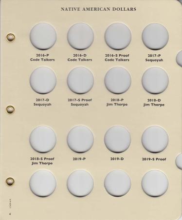 Littleton Album Sacagawea Dollar Update Page -- 2016-2019