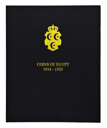 Egypt Sultanate Coin Album, 1916-1920