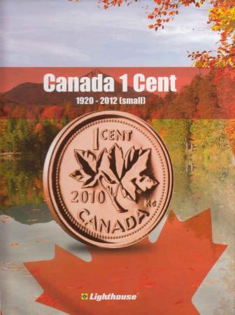 Lighthouse Vista Book Canada Small 1 Cent Album, 1920-2012