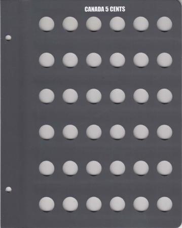 Lighthouse Vista Book Canada Blank Page -- Silver 5 Cent