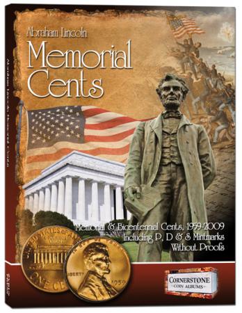 Cornerstone Album Lincoln Memorial Cents -- 1959-2009 PDS