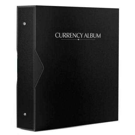 Whitman Premium Universal Currency Album -- Large Sized Notes -- Black