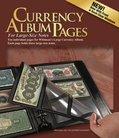 HE Harris Deluxe Currency Pages - Large Notes