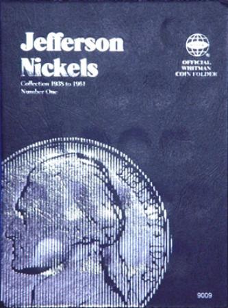 Harris Jefferson Nickel Folder 1938-1961 Coin Storage Album Display No 1 H.E 