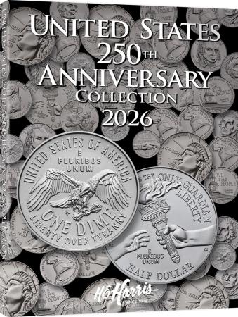 H.E. Harris Coin Folder - United States 250th Anniversary Collection: 2026
