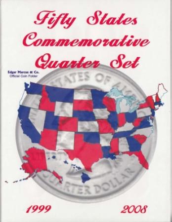 Edgar Marcus Folder 50 State Quarters Date Set