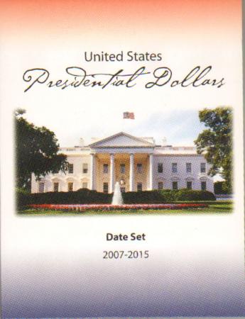 HECO Presidential Dollar Date Set Folder 2007-2015