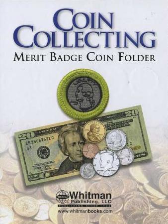 Whitman Coin Collecting Merit Badge Folder