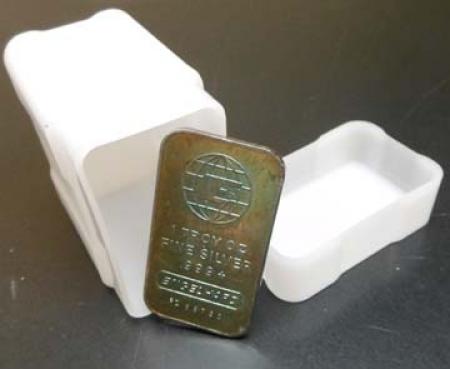 Coin Safe Square Tubes, Silver Bars