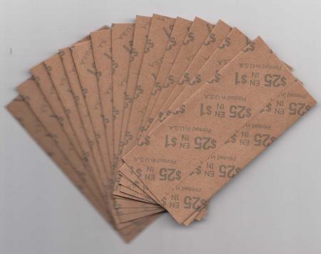 Flat Coin Wrappers - Loonie Size