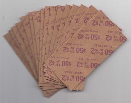 Flat Coin Wrappers - Twoonie Size