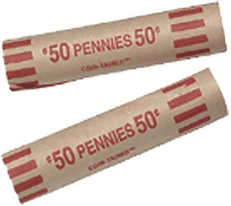Preformed Coin Wrappers - Cent Size