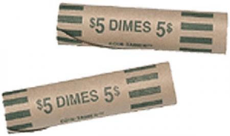 Preformed Coin Wrappers - Dime Size