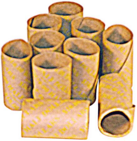 Preformed Coin Wrappers - Half Dollar Size