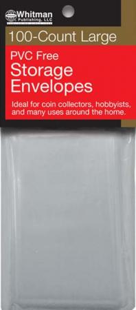 Whitman PVC Free Storage Envelopes -- Large