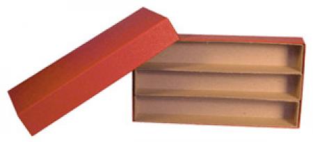 Triple Row 1.5x1.5 Box (10 inch) -- Red