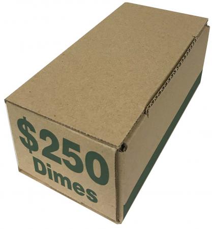 Coin Roll Storage/Shipping Boxes -- Dime Size