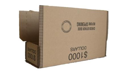 NF String & Son Roll  Security Boxes -- $1000 Dollars - Black