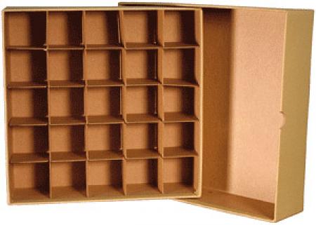 Large Dollar Tube Storage Box (Tan)