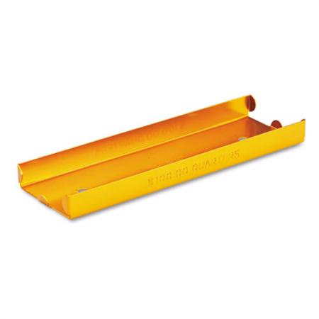 Aluminum Roll Tray -- Quarters -- Orange
