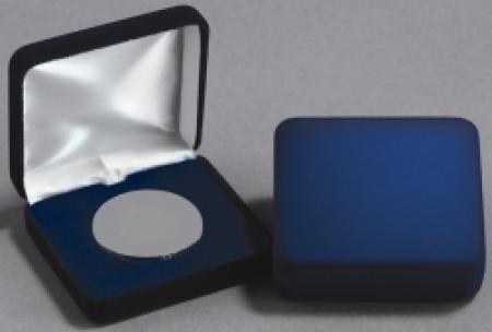 Air-Tite Blue Velvet Steel Box -- A Size