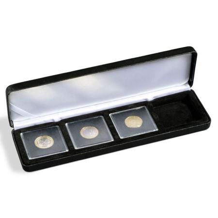 Lighthouse Leatherette Presidio Coin Storage Box – Holds 100 Quadrum / 2x2 Flips (Model 340969)