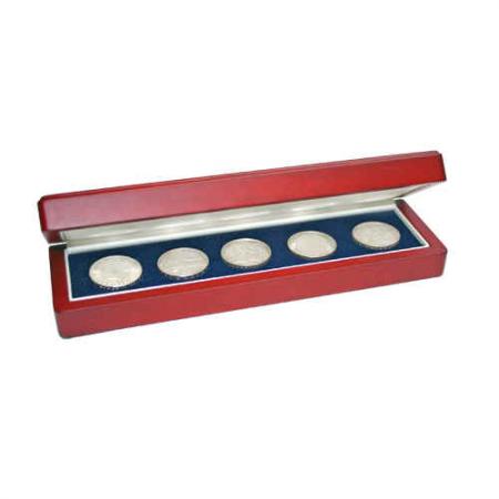 Medium Customizable Wood Multiple Coin Case (up to 6 coins)