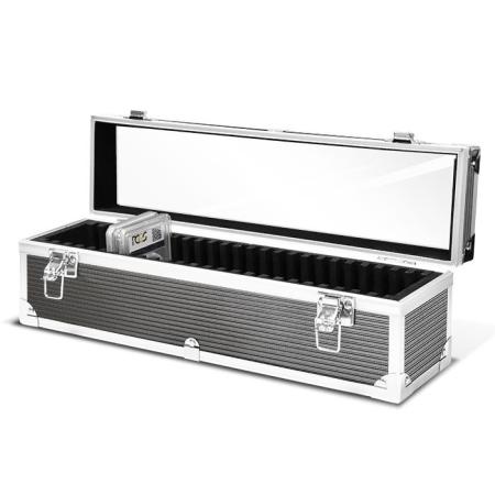 Guardhouse Falcon Series 25 Slab Box -- Graphite (Clear Top)