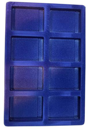 Lighthouse Blue Coin Tray -- 8 Slab Spaces -- 64x86mm (Set of 2)