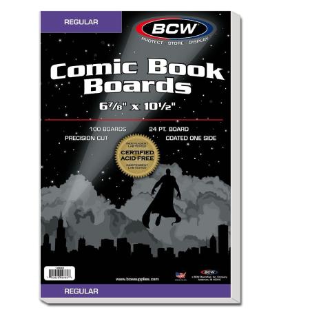 BCW Regular Comic Backing Boards