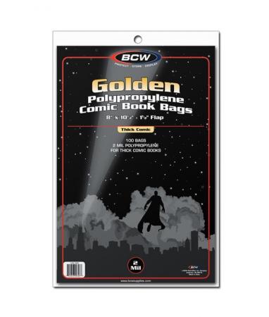 BCW Golden Age Thick Comic Book Bags