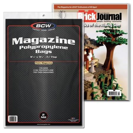 BCW Thick Magazine Bags -- Pack of 100