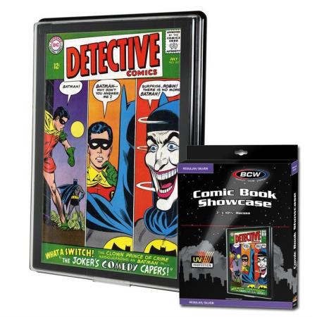 BCW Comic Book Showcase with UV Protection -- Silver