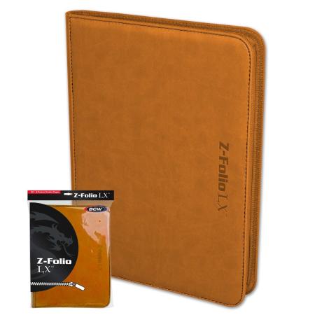 BCW Z-Folio 9-Pocket LX Album - Orange