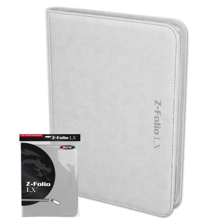 BCW Z-Folio 9-Pocket LX Album - White