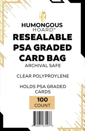 Humongous Hoard Resealable PSA Graded Card Bags