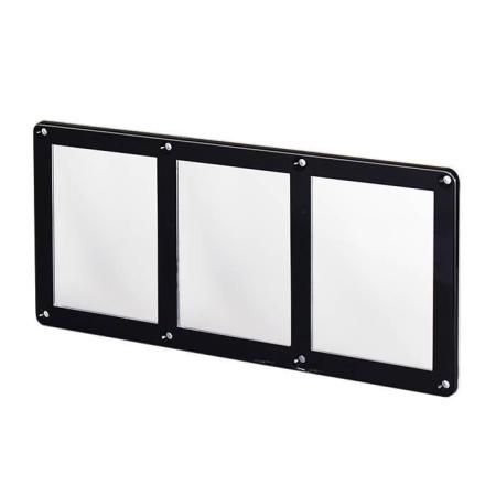 Guardhouse Screw Card Holder -- 35pt -- Black Border -- 3 Card