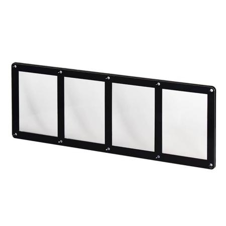 Guardhouse Screw Card Holder -- 35pt -- Black Border -- 4 Card