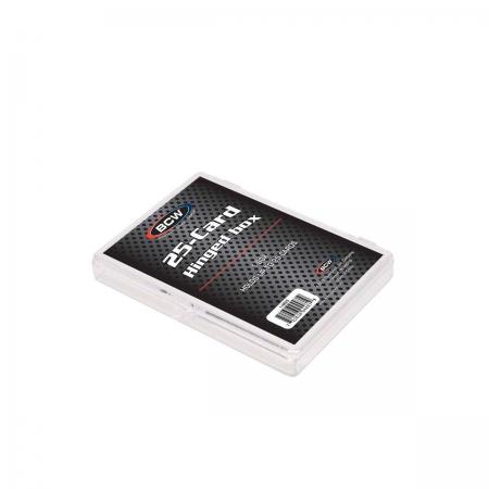 BCW Hinged Box -- 25 Card