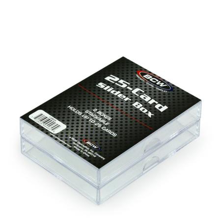 BCW 2-Piece Slider Box -- 25 Card (2 pack)